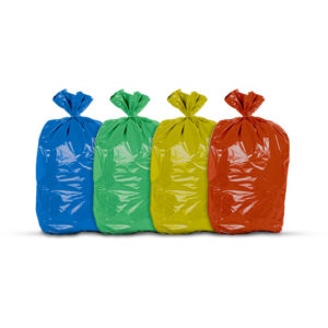 Saco de lixo para coleta seletiva