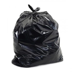 Saco de lixo preto